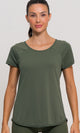 Blusa Run de Poliamida Verde
