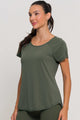 Blusa Run de Poliamida Verde