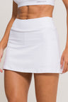 Short Saia com Bolso Branco