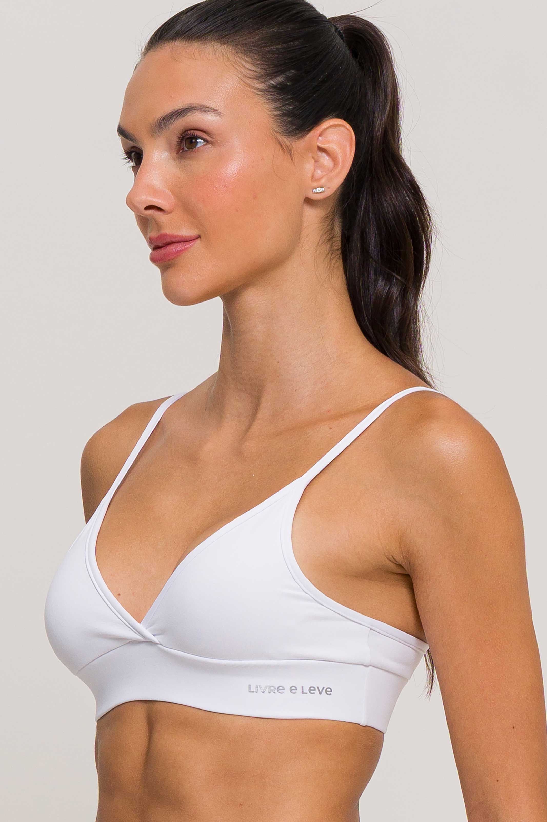 Top Slim com Regulagem Branco – Livre e Leve