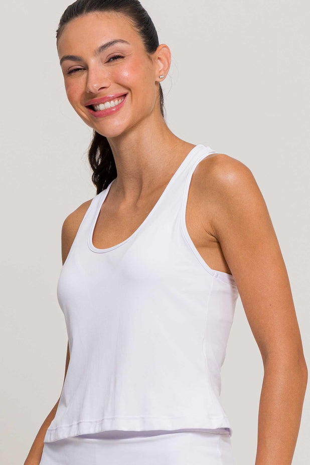 Regata Nadador de Poliamida Branca