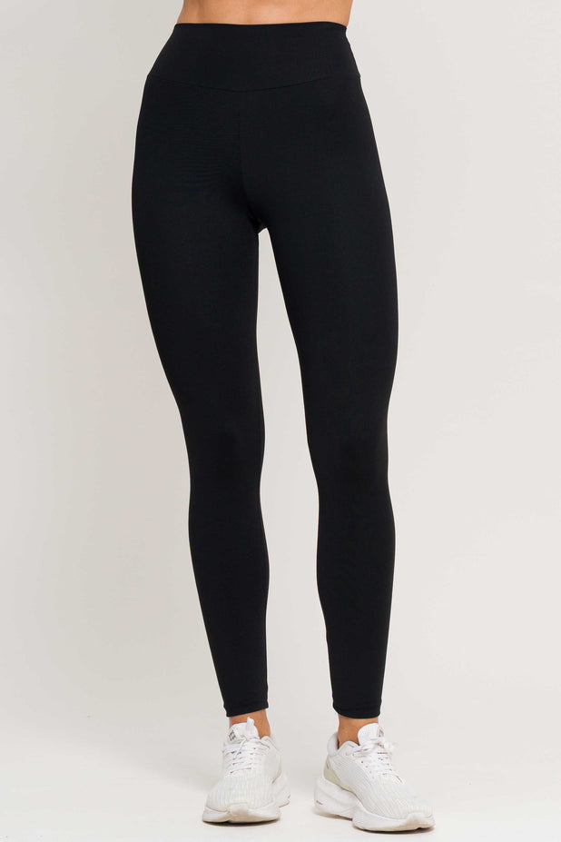 Conjunto Top Alcinha e Legging Poliamida Preto