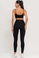 Conjunto Top Alcinha e Legging Poliamida Preto