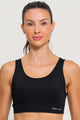 Conjunto Top Regata e Corsário Poliamida Preto