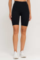 Conjunto Top Regata e Bermuda Poliamida Preto
