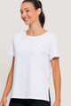 Kit 3 Blusa Com Fenda Lateral
