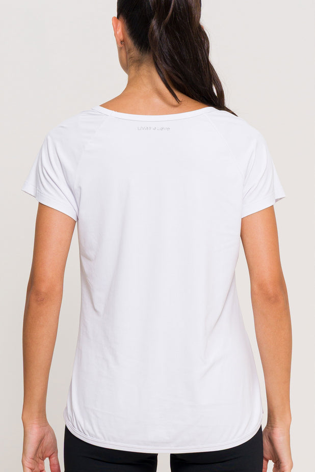 Blusa Run de Poliamida Branca