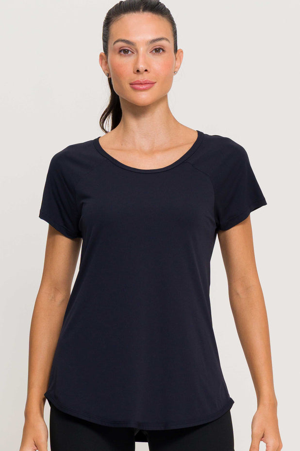 Blusa Run de Poliamida Preta