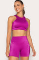 Short Rosa Gaia com Textura