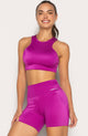 Short Rosa Gaia com Textura