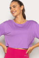 Cropped T-Shirt Lilás