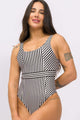 Body Costas Nuas Cavado Listrado P&B