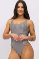 Body Costas Nuas Cavado Listrado P&B