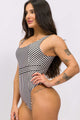 Body Costas Nuas Cavado Listrado P&B
