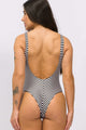 Body Costas Nuas Cavado Listrado P&B