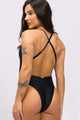 Body Decote Quadrado Alcinha Preto