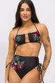 Biquíni Cortininha Quadrado com Calcinha Hot Pants Radiante