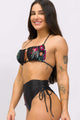 Biquíni Cortininha Quadrado com Calcinha Hot Pants Radiante