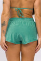 Short de Praia Texturizado Verde