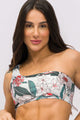 Biquíni Ombro Só e Calcinha Hot Pants Cavada Fluidez