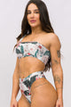 Biquíni Ombro Só e Calcinha Hot Pants Cavada Fluidez
