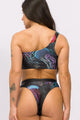 Biquíni Ombro Só e Calcinha Hot Pants Água Viva