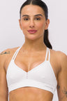 Top Alças Duplas com Bojo Branco