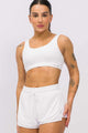 Short com Fenda Branco