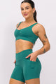 Bermuda Modeladora com Bolso Lateral Verde