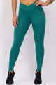 Legging Modeladora com Cós Transpassado Botanical