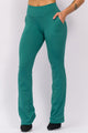 Calça Flare Modeladora com Bolso Botanical