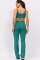 Calça Flare Modeladora com Bolso Botanical