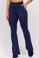 Calça Flare Modeladora com Bolso Marinho