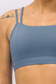 Top Quadrado Alcinha China Blue
