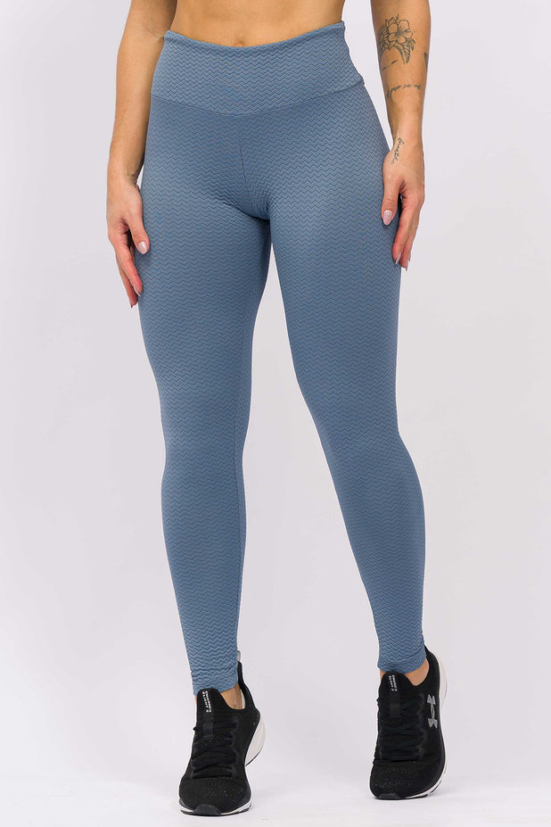 Legging Texturizada China Blue