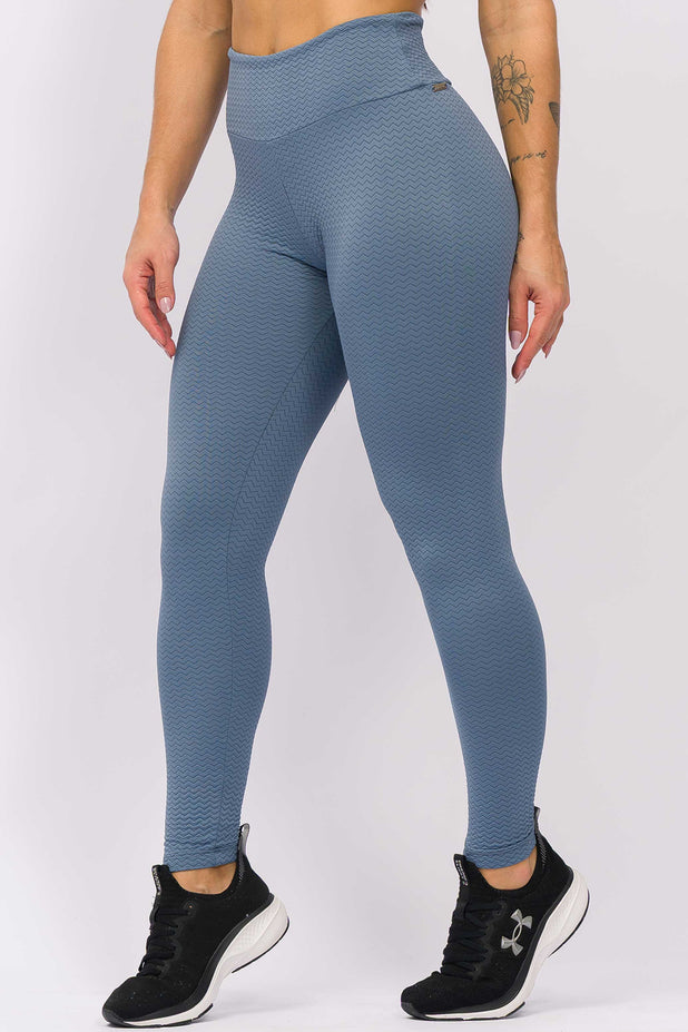 Legging Texturizada China Blue