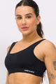 Top com Tiras nas Costas e Bojo Preto
