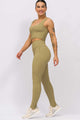 Cropped Regata Texturizado Bege