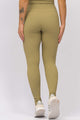 Legging com Bolsos na Frente Textura Bege