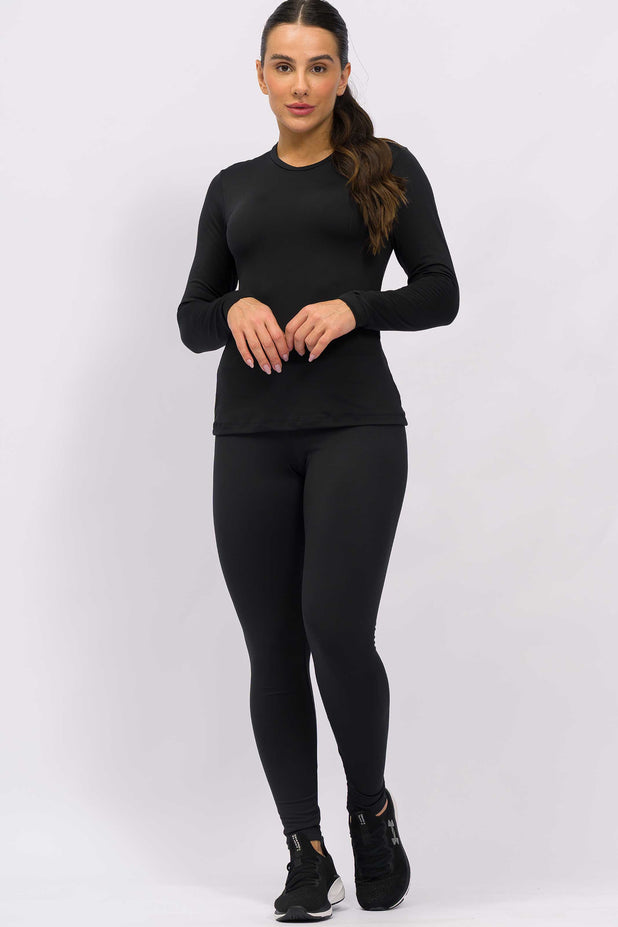 Blusa Térmica Flanelada de Manga Longa