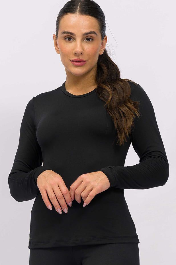 Blusa Térmica Flanelada de Manga Longa