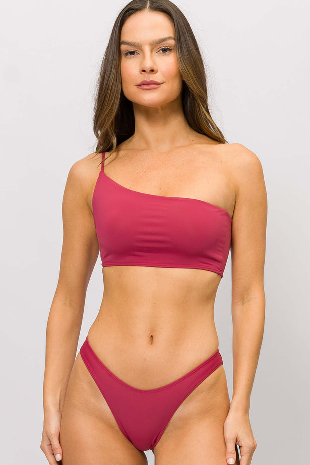 Biquíni Top Ombro de Alcinha e Asa Delta Wonder Pink
