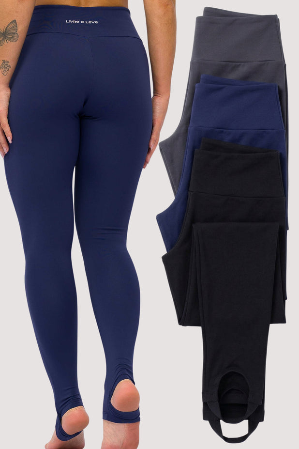 Kit 3 Legging Modeladoras com Pezinho