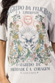 T-Shirt Estonada Segredo da Felicidade