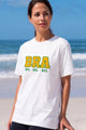 T-Shirt Algodão Bra Sil Sil Sil Off White