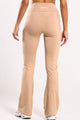 Calça Flare Térmica Bege
