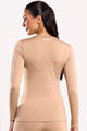 Blusa Manga Longa Térmica Bege