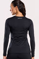 Blusa Manga Longa Térmica Flanelada Preta