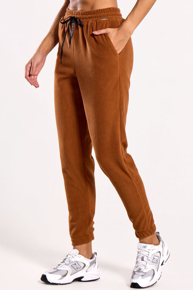 Conjunto Térmico de Fleece Marrom