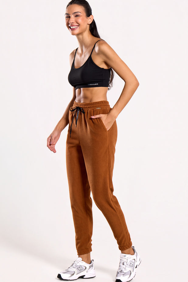 Calça Jogger Térmica Marrom